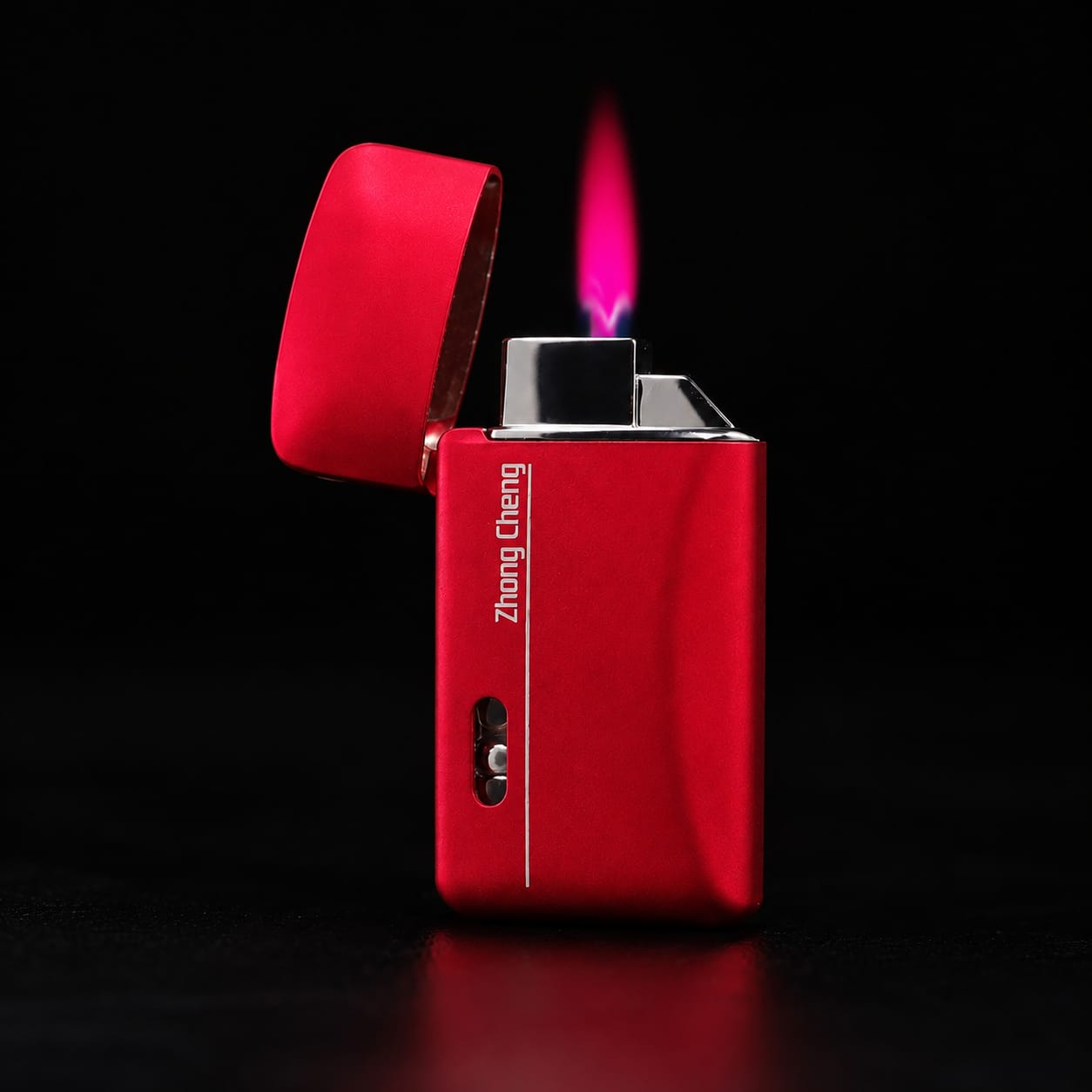 Red Matte Classic Metal Lighter