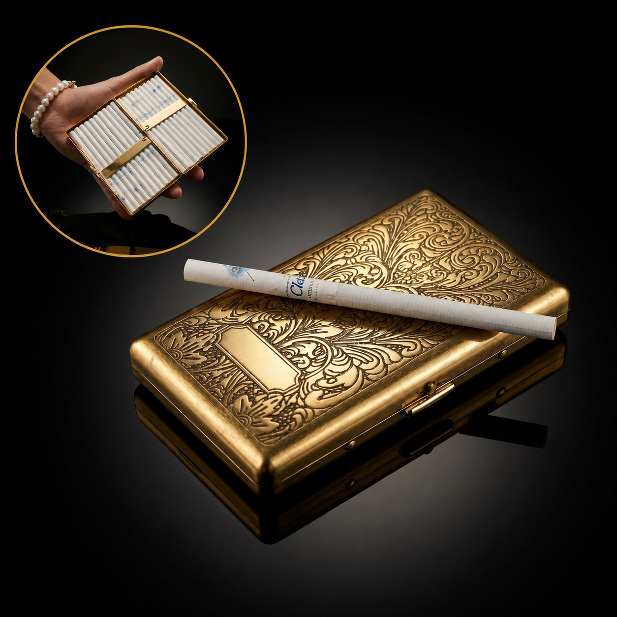 Metal Connect Cigarette Case
