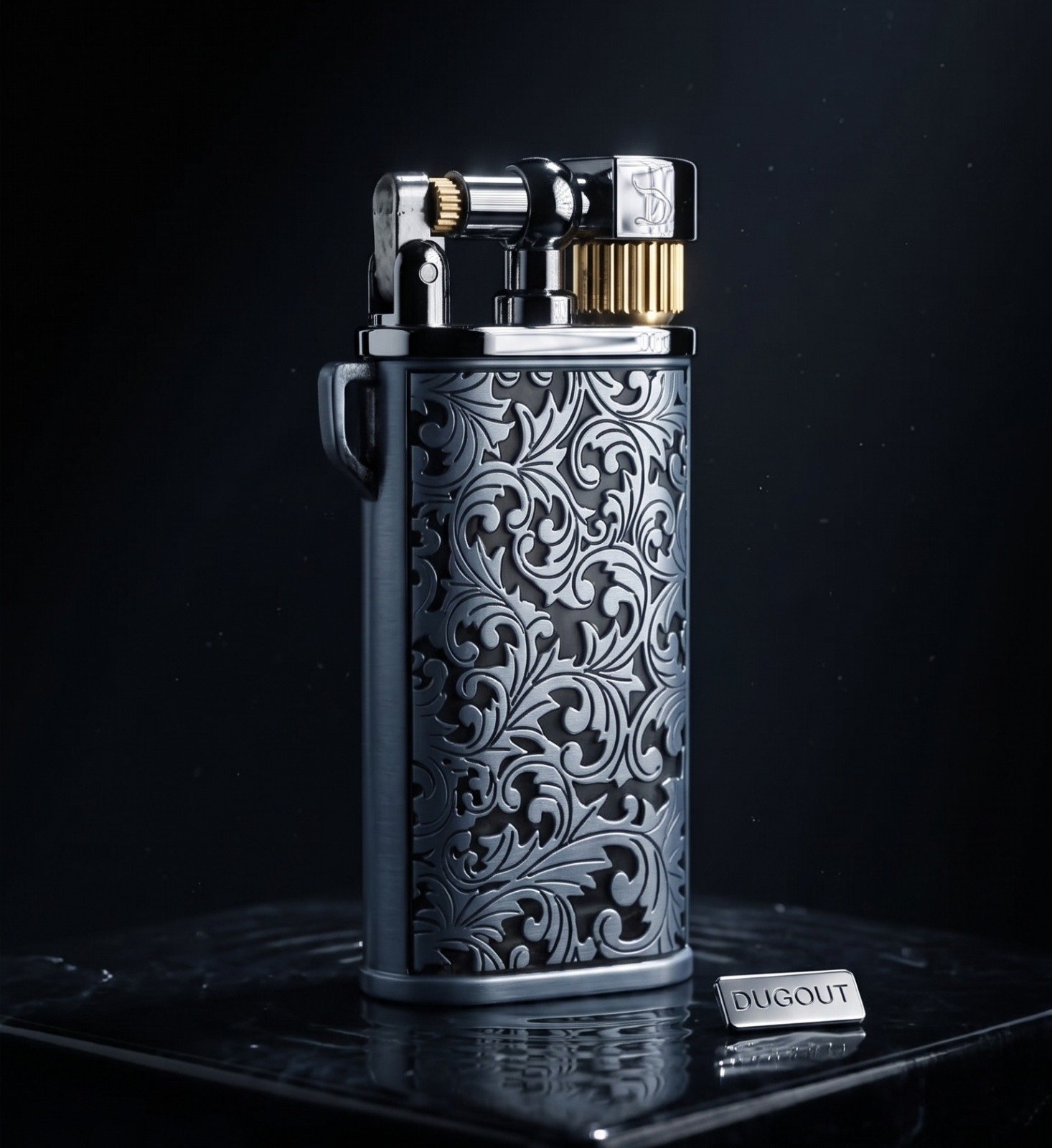 Royal Scroll Vintage Torch Lighter