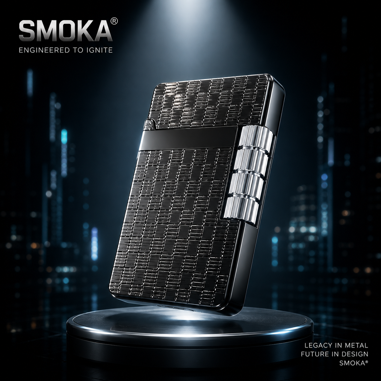Metal Engraved Slider Retro Lighter